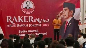 Pesan Politik Jokowi di Rakernas Arus Bawah Jokowi (ABJ)