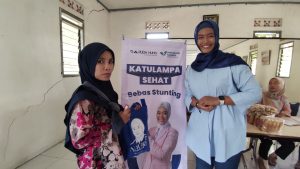 Naviri Priliarahma Bantu Tekan Stunting di Katulampa, Bagikan PMT untuk Balita