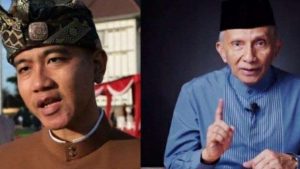 Amin Rais Sebut Gibran Milenial Gadungan