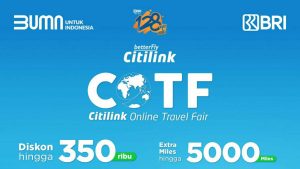 Banyak Promo Meriah! BRI dan Citilink Gelar Online Travel Fair_1 BRI dan Citilink Gelar Online Travel Fair, Banyak Promo Meriah
