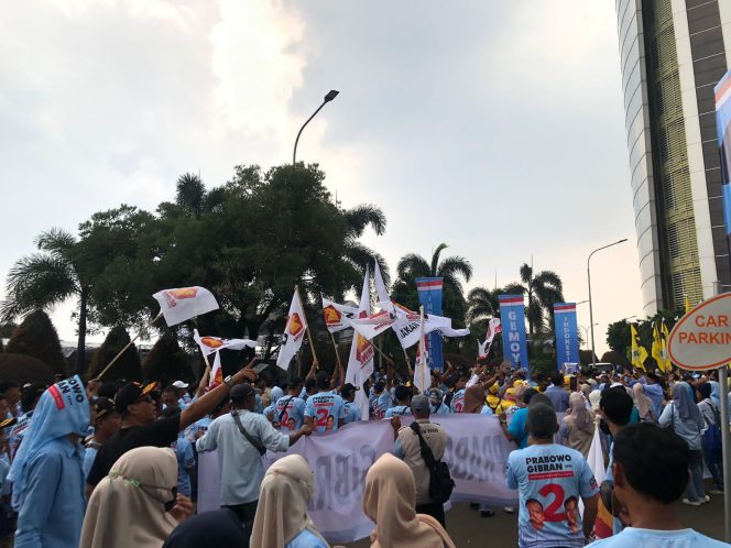 
					Pendukung Menyemut, Prabowo-Gibran Apel Pemenangan di Bogor