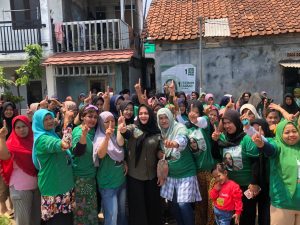 Yasmin sanad (1) Yasmin Sanad Disambut Antusias Warga Bogor Utara
