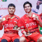 Leo Rolly Carnando/Daniel Marthin menjadi juara 1 Daihatsu Indonesia Masters 2024