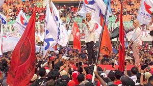 Kampanye di Bogor, Ganjar Singgung Program Makan Siang Gratis Prabowo-Gibran