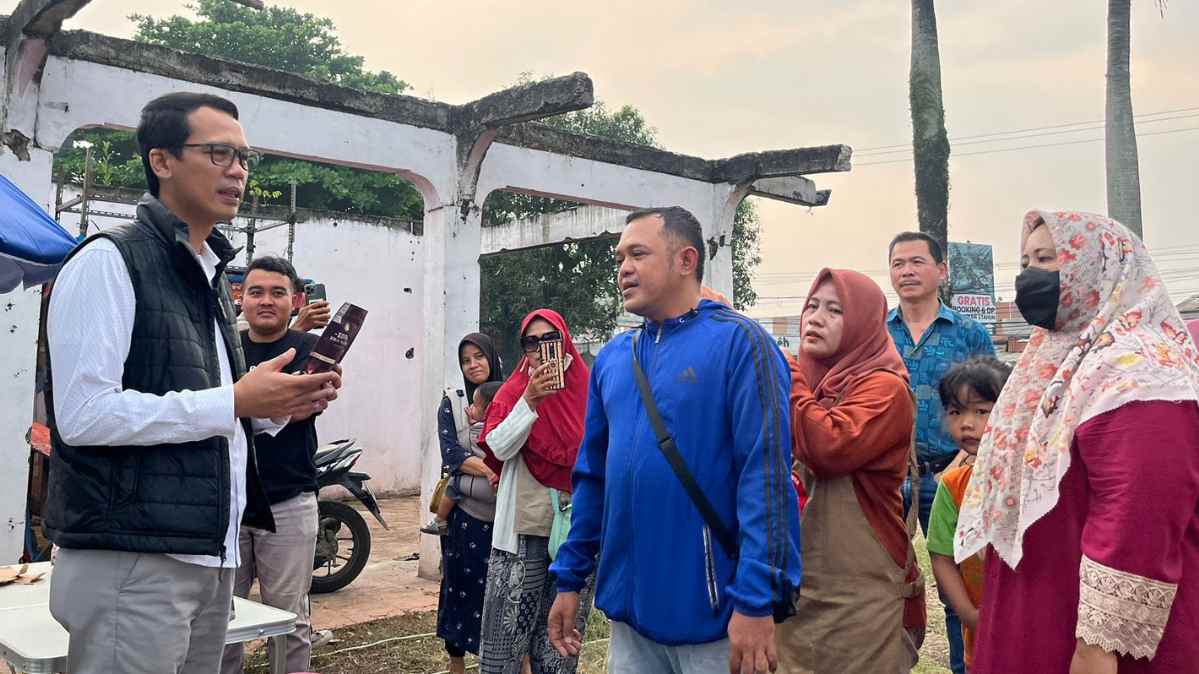 Lebih Strategis dan Nyaman, Balon Bupati Ade Wardhana Apresiasi Relokasi Pedagang Ciseeng