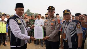 Kantong Parkir Truk Tambang di Parung Panjang Diresmikan