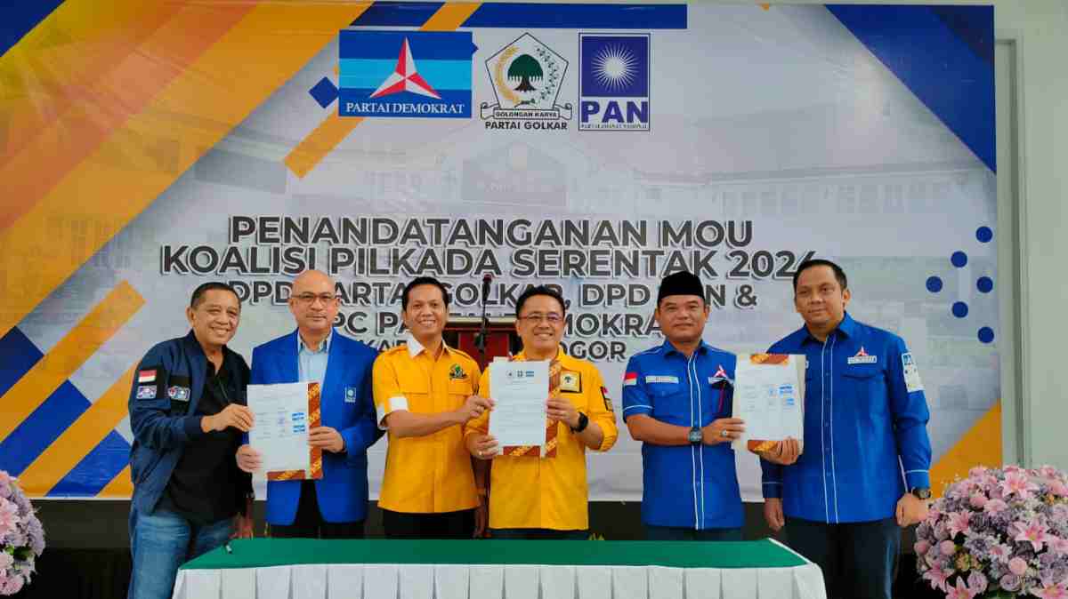 Tiga Partai Koalisi Indonesia Maju (KIM) Siap Menangkan Pilbup Bogor 2024