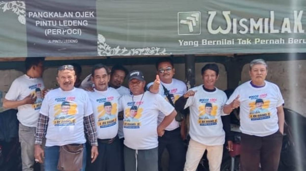 Komunitas Ojek Ciomas Dukung Jaro Ade Bupati Bogor