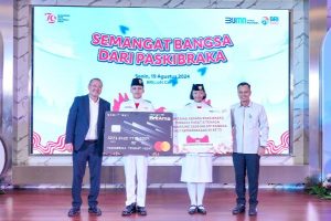 BRI paskibraka Peringati HUT ke-79 RI, BRI Kembali Berikan Beasiswa Bagi Paskibraka Tingkat Pusat