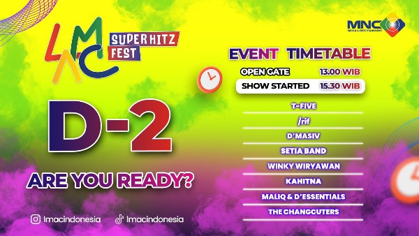 Seru Seruan di LMAC Super Hitz Fest 2024, Intip Rute dan Jadwal Performersnya!