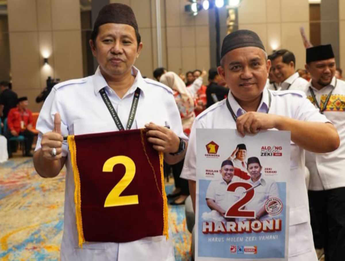 Maulan Aklil – Zeki Yamani Nomor Urut 2 di Pilkada Ulang Pangkalpinang 2025